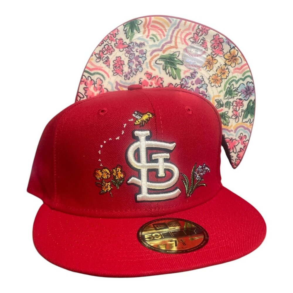 New Era St. Louis Cardinals Watercolor Floral 59FIFTY Fitted Hat